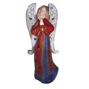 13 inch Light- up Tabletop Angel- ceramic